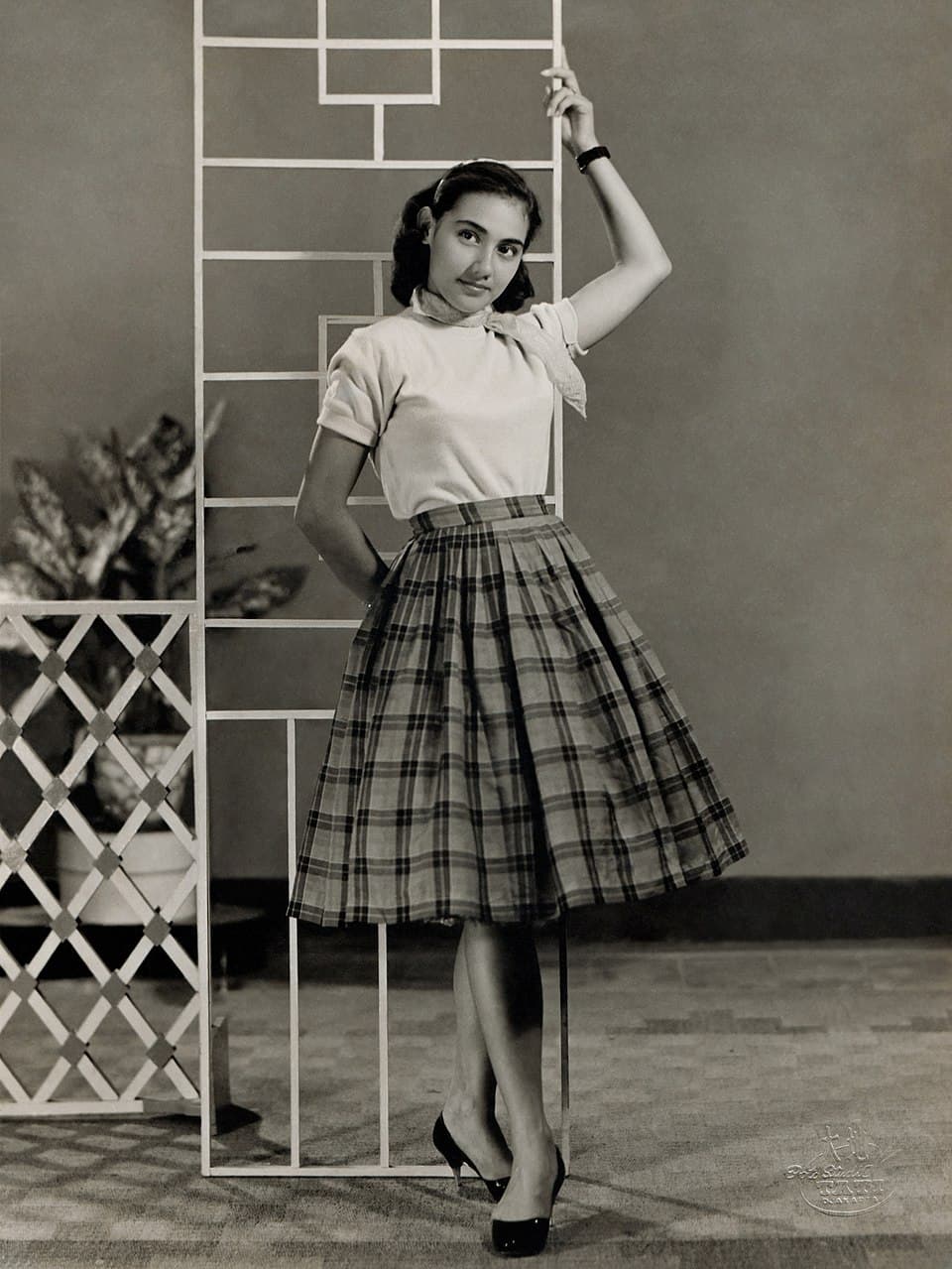 Indriati Iskak in a promotional still (c. 1960), by Tati Photo Studio — 2022-09-26 23:44:14 , Tati Photo Studio, Jakarta
