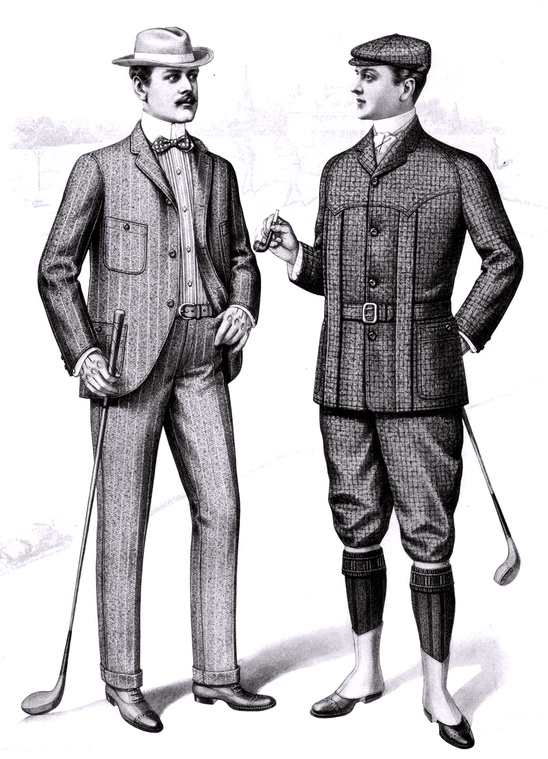 1901 Sartorial Arts Journal Fashion Plate Men's Golfing Clothes — 2012-01-04 16:03:02 , Unknown authorUnknown author